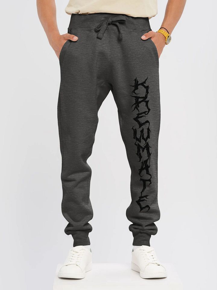Metal Krewmate Fleece Joggers (Black Logo) product image (2)