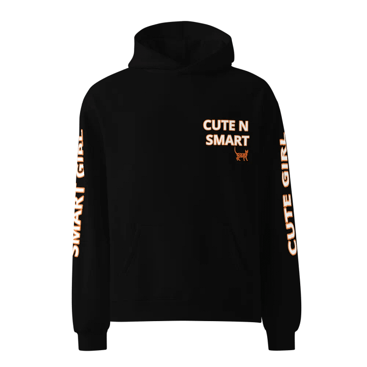 Cute N Smart Cat Outline Hoodie product image (1)