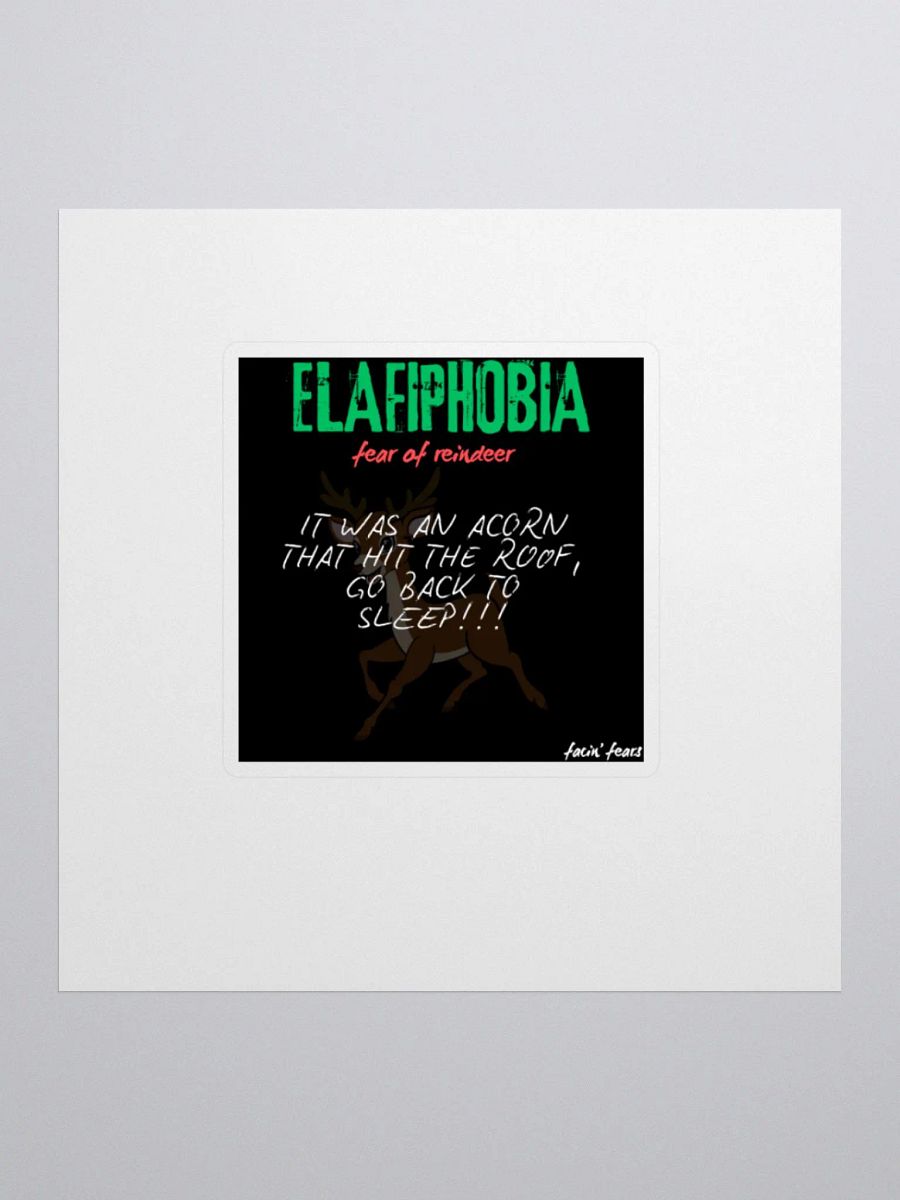 Elafiphobia Sticker product image (3)