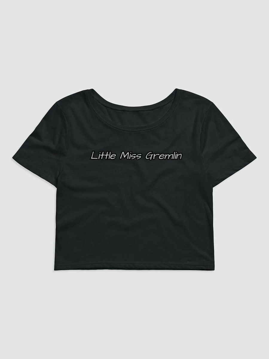 Little Miss Gremlin Script Crop Tee product image (1)