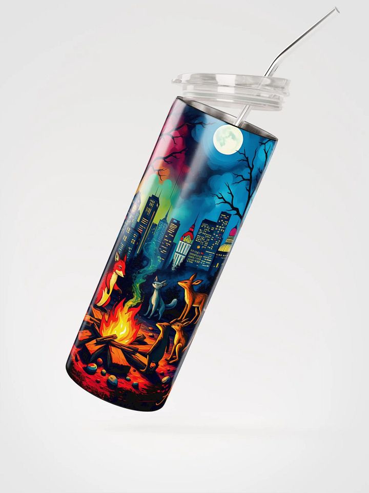 Moonlit Wildlife Gathering Tumbler product image (2)