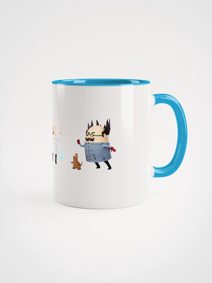 Prof. Eggtop Character line up Two Tone Mug product image (2)