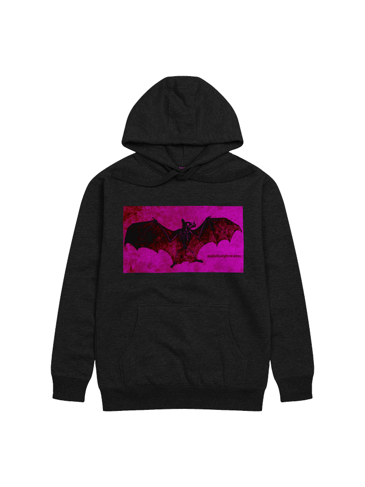 bat - nailsthatglow hoodie product image (1)