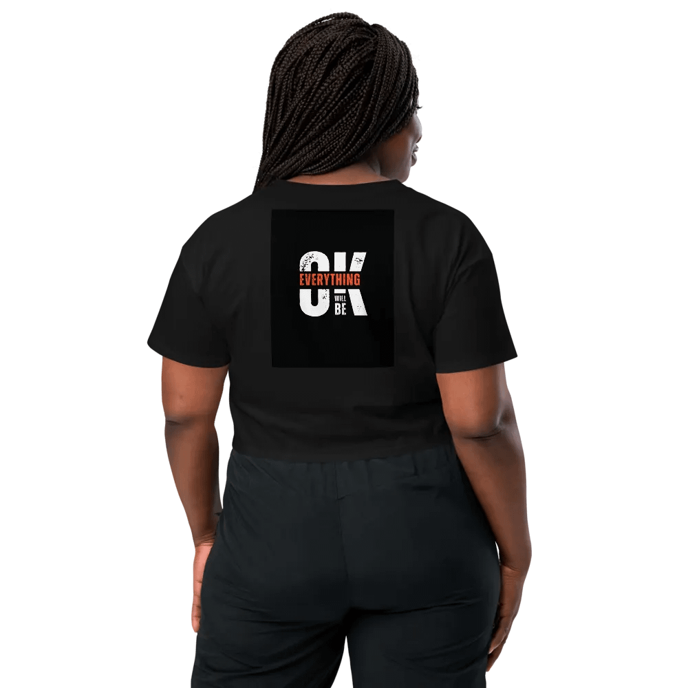 Savage Stretched Font Crop Top product image (3)