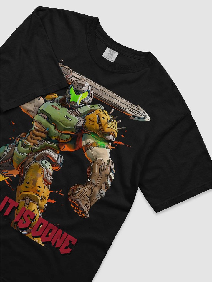 Humanity's Guardian God - Doom Slayer Saga Inspired - UNTIL IT IS DONE Armor Unleashed T-Shirt product image (2)