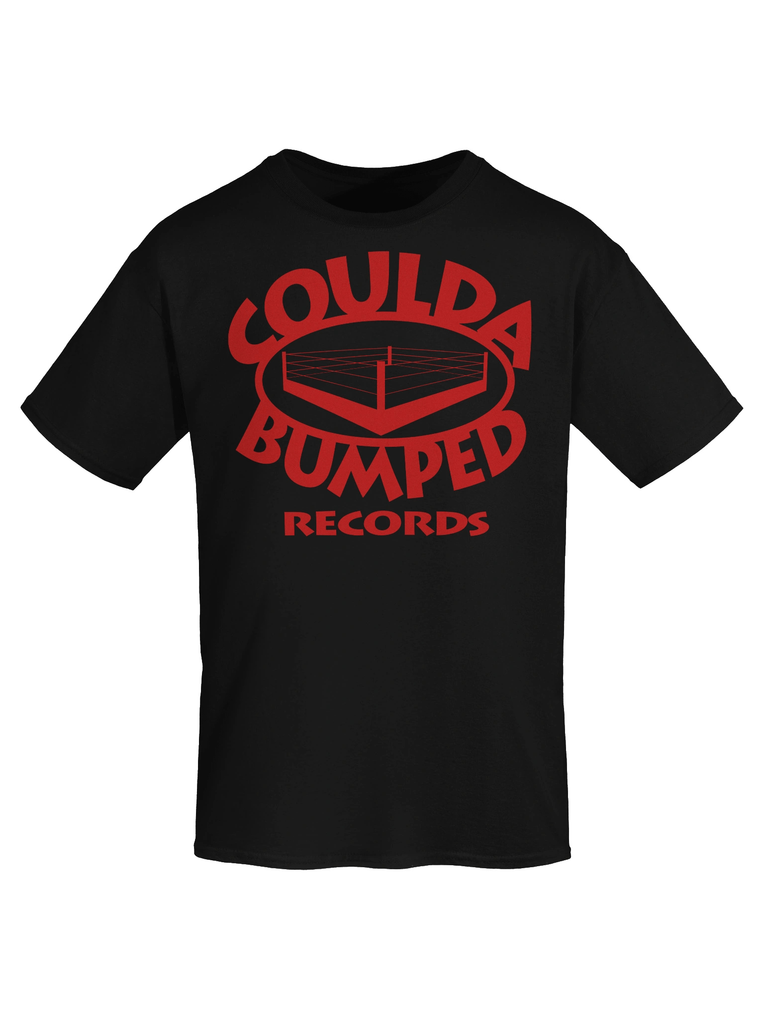 Coulda Bumped Records Tee - Black/Red product image (7)