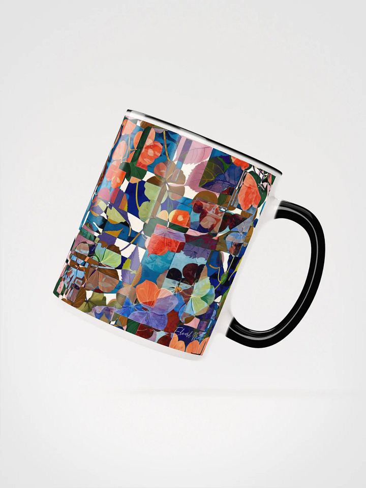 Vibrant Leaf Collage Ceramic Mug product image (19)