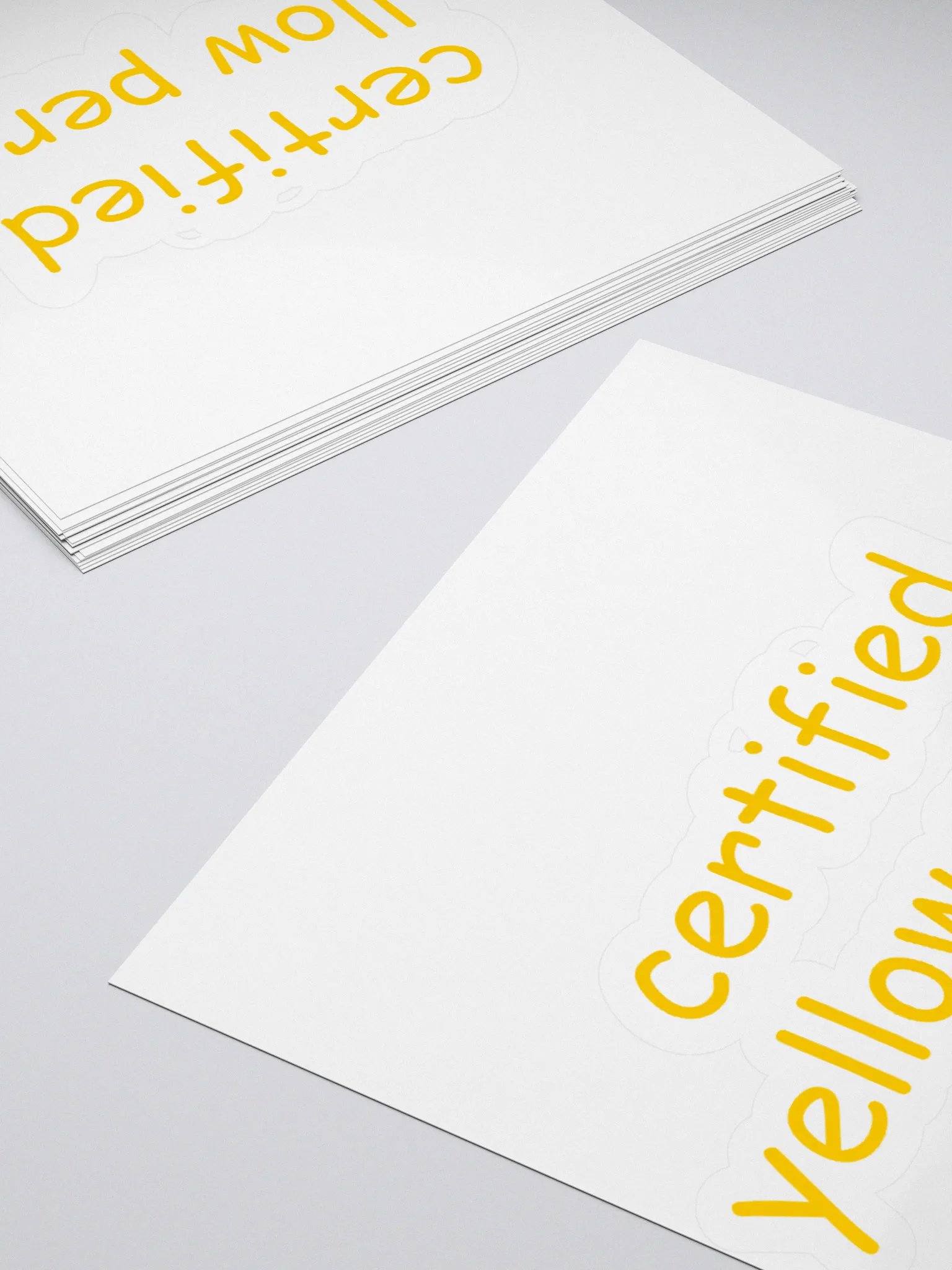 Certified Yellow Person Sticker product image (8)