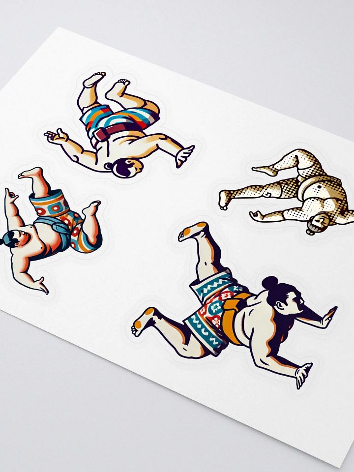 Sumo B-Boy Sticker Set product image (2)