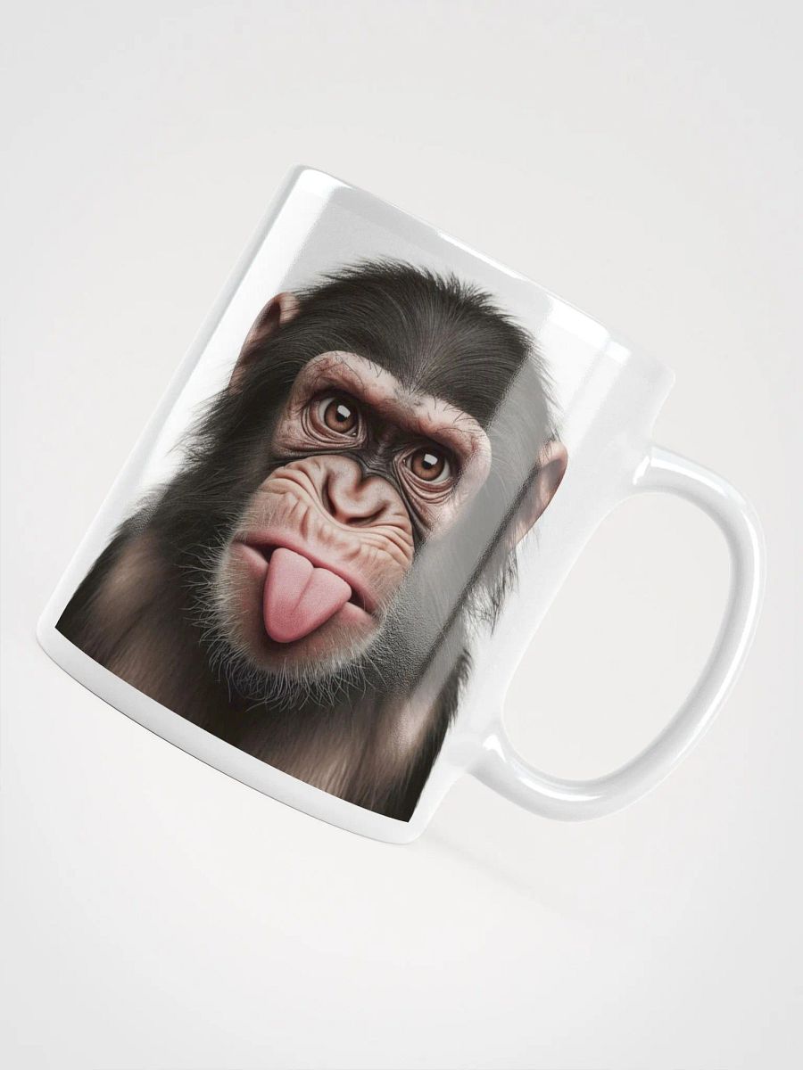 Rude Cheeky Chimp #Humorous Mug - White product image (4)