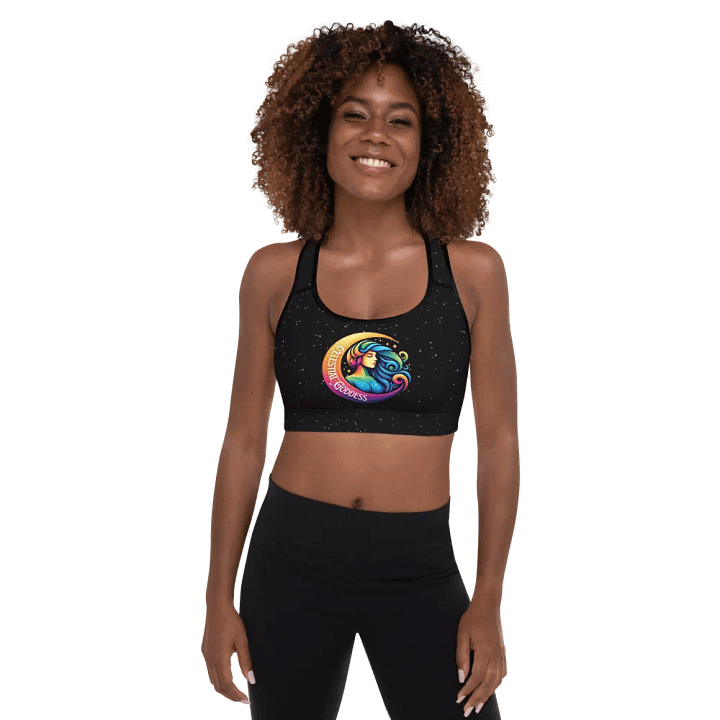 Celestial Crescent Moon Sports Bra product image (1)