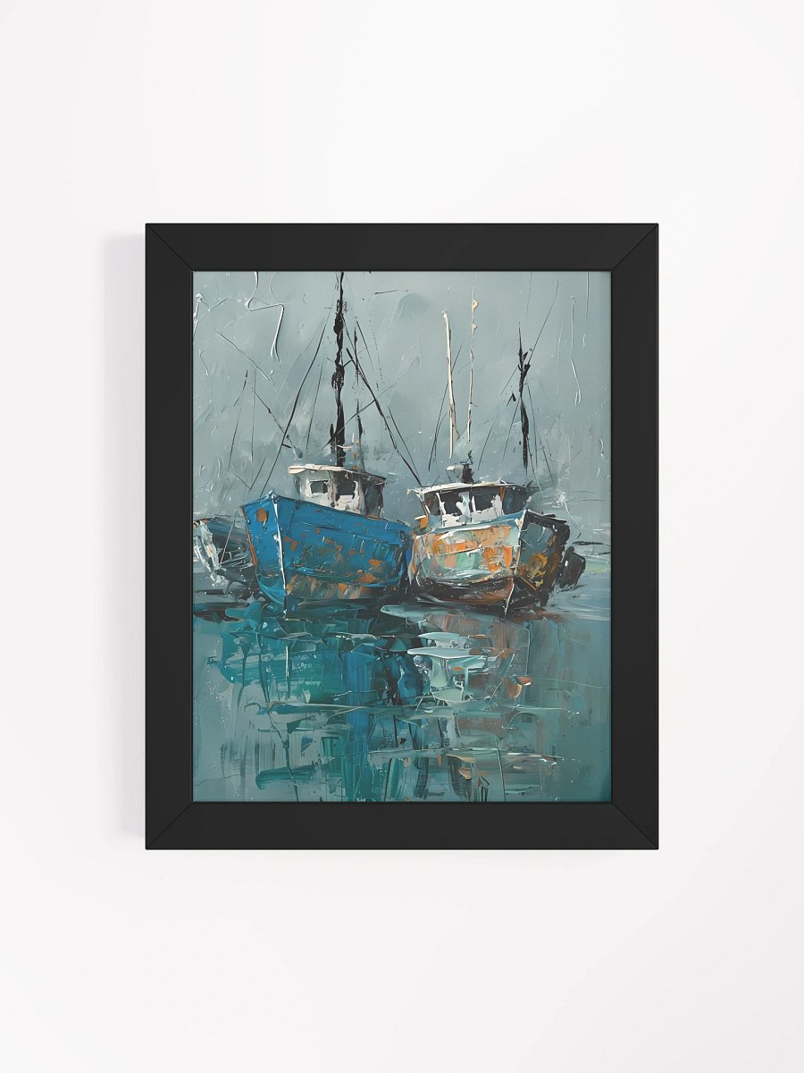 Impressionistic Boats Framed Poster product image (5)