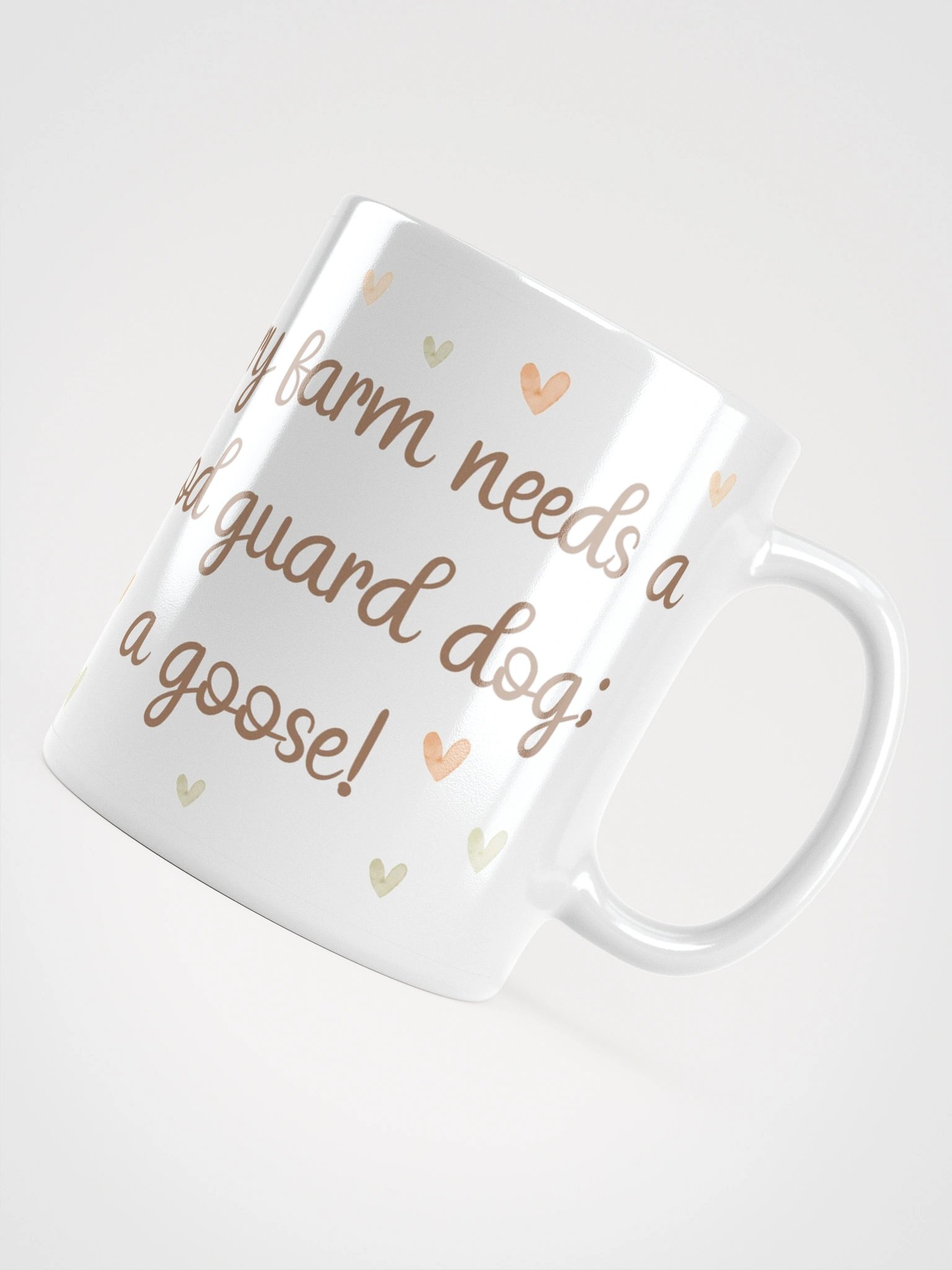 Guardian Geese White Glossy Mug product image (6)