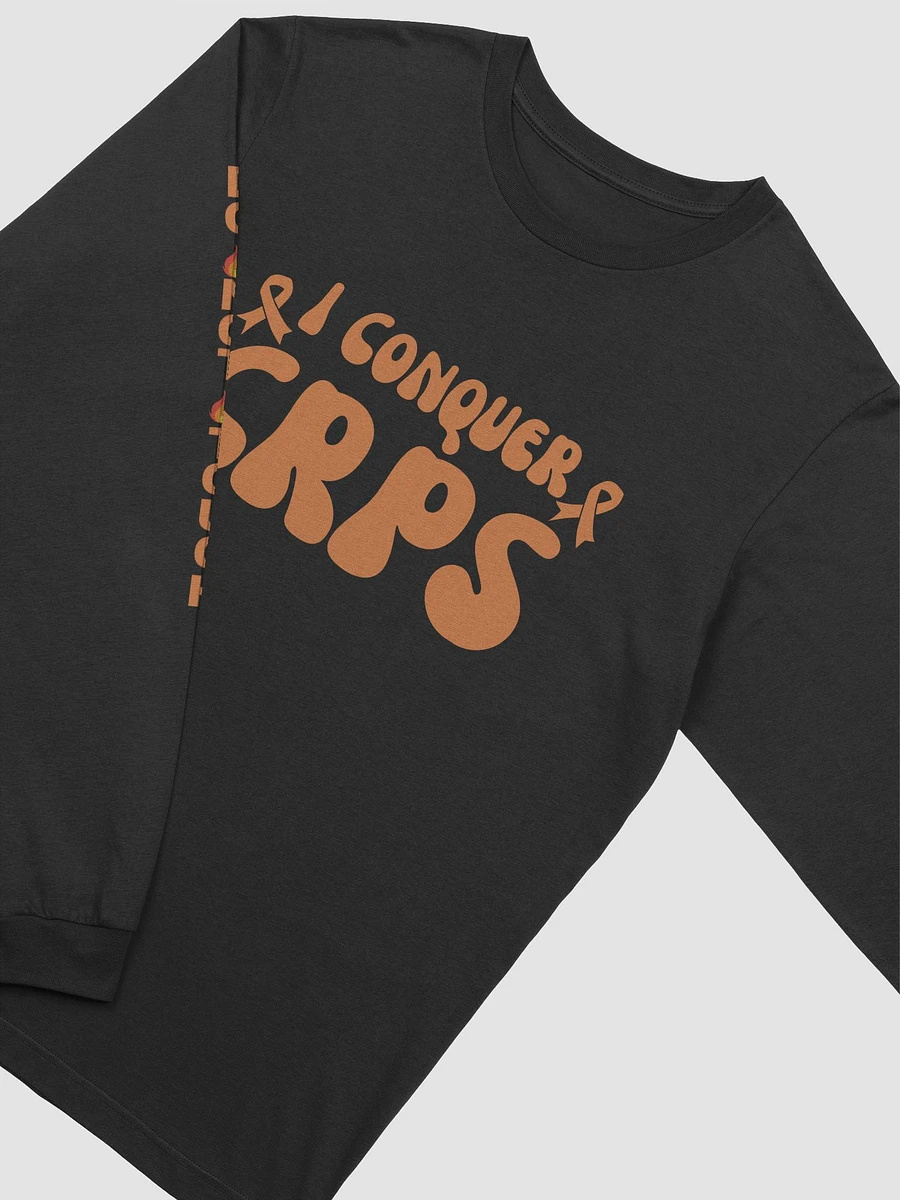 Bold 'I Conquer CRPS' Do Not Touch RIGHT Arm 'Supersoft' Long Sleeve Shirt (Unisex) product image (36)