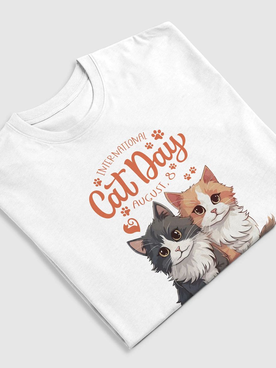 Cat Day August Cartoon Cats Tee product image (20)