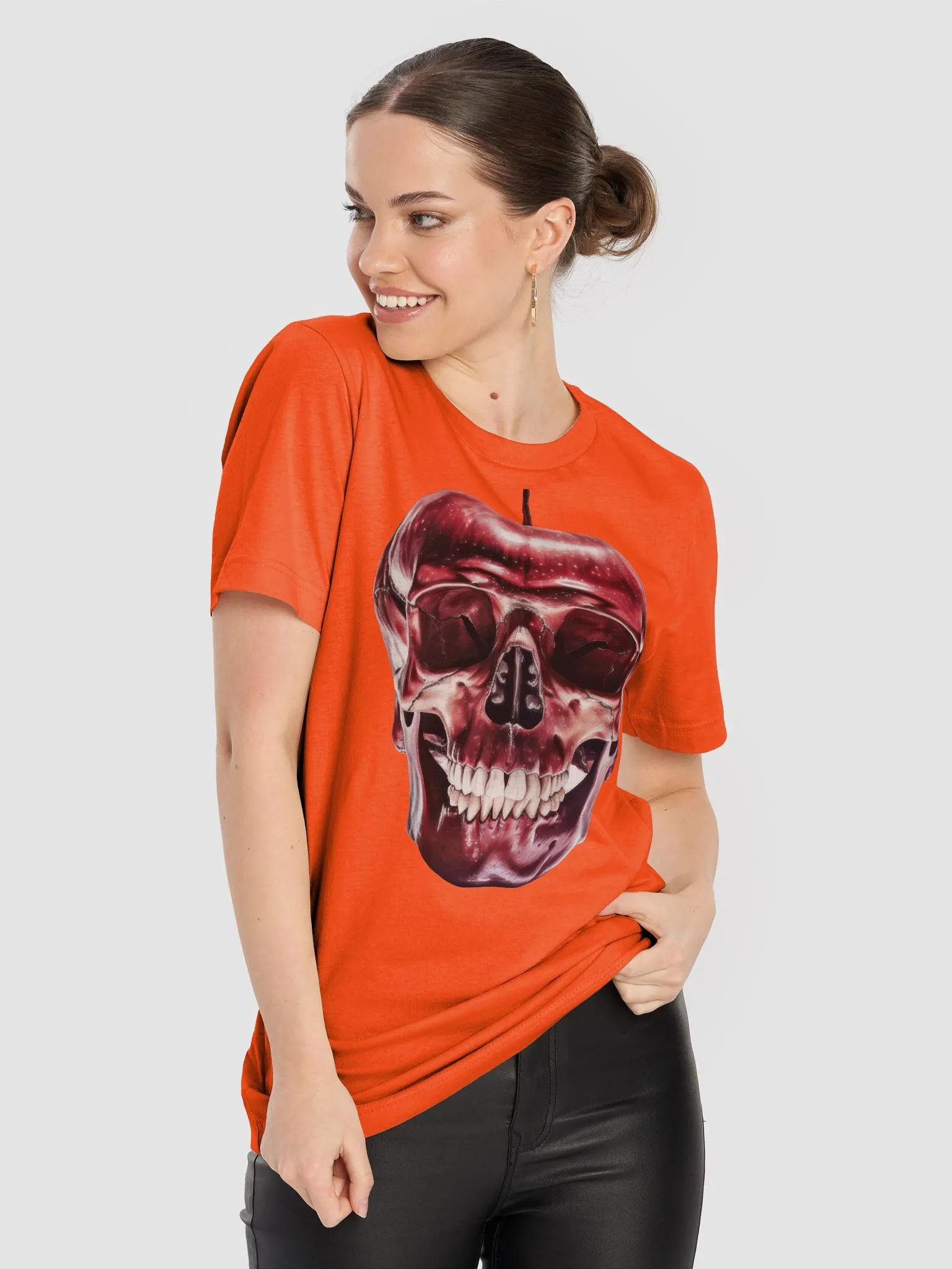 Macabre Apple Skull T-Shirt product image (5)