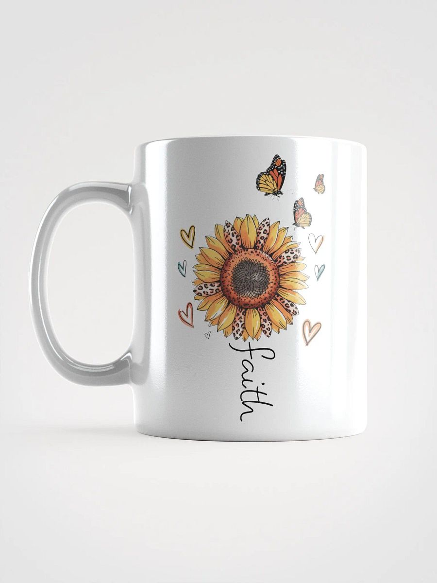 Sunflower Butterfly Faith Mug product image (6)