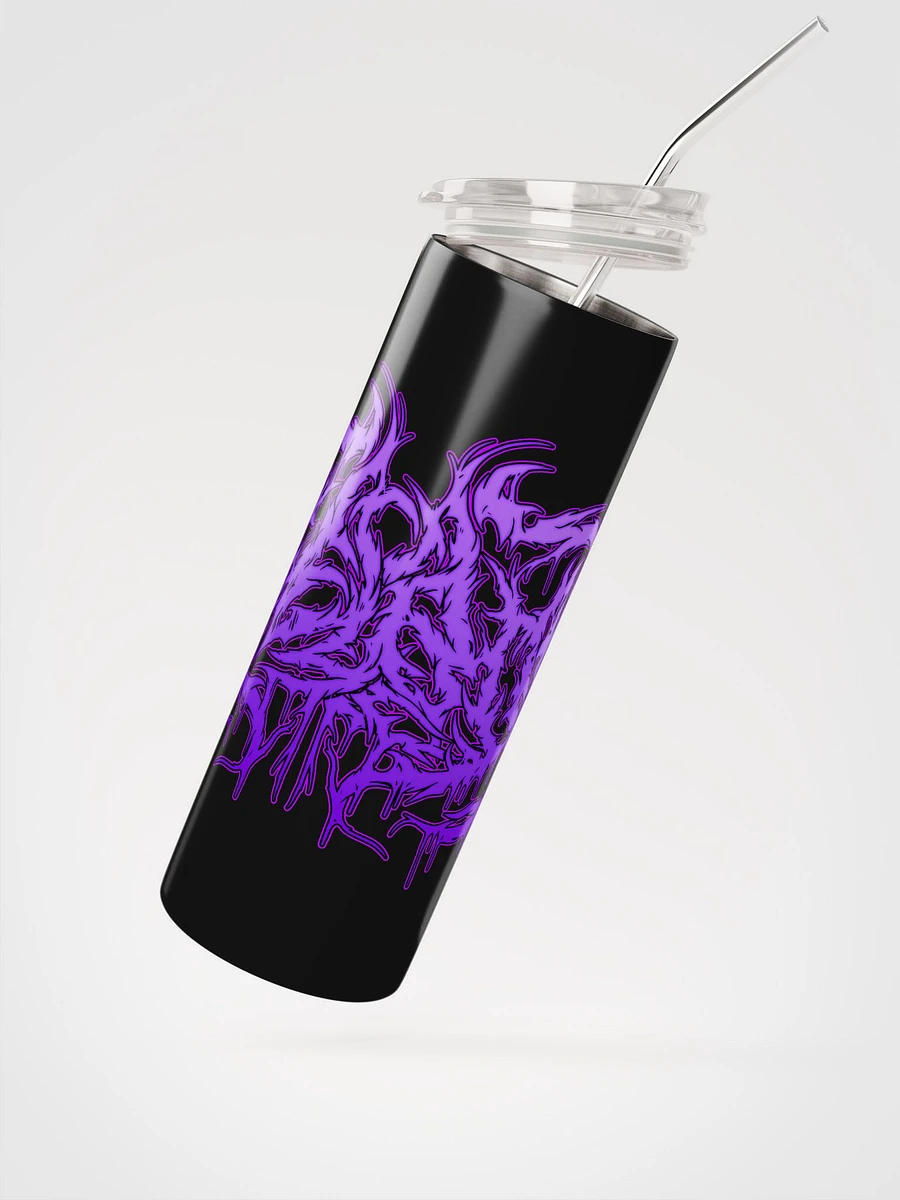 Purple metal Logo Black Tumbler product image (2)