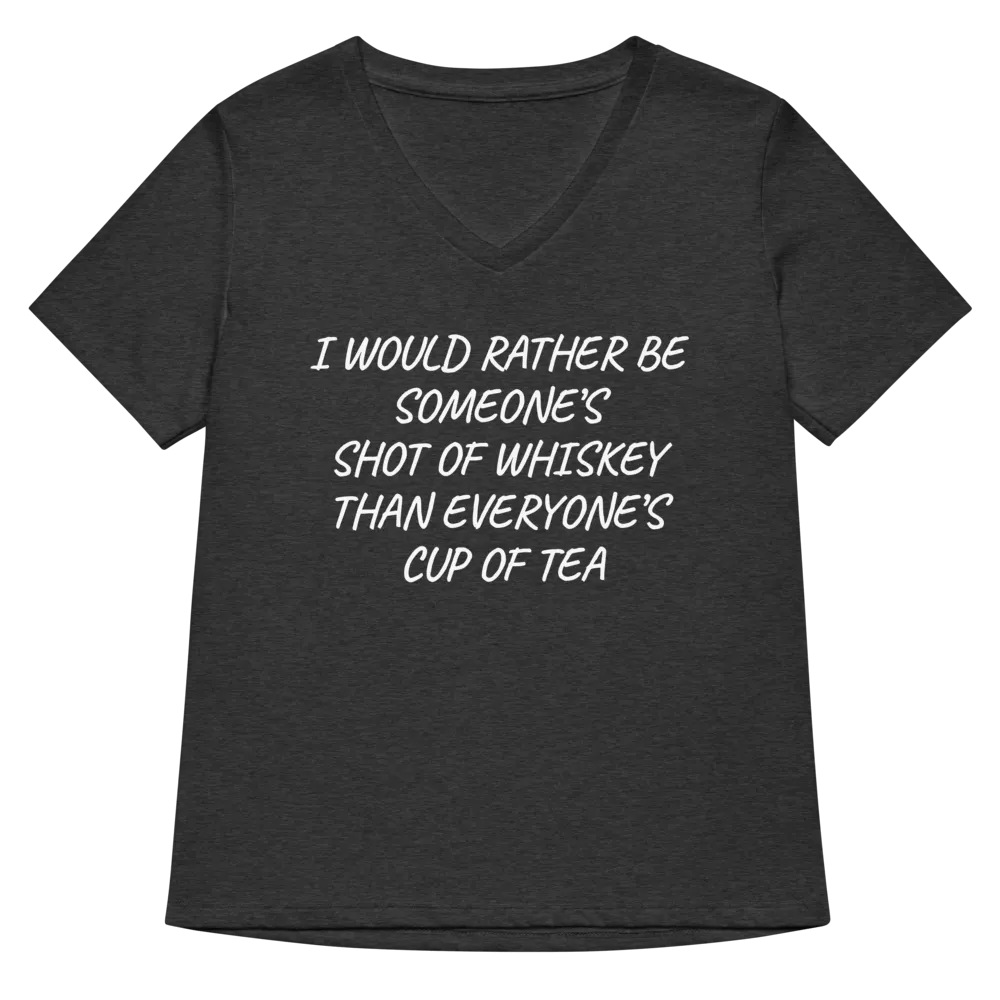 Whiskey Over Tea Women's V-Neck Tee product image (5)