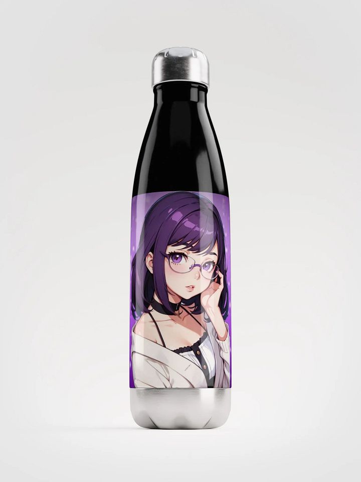 (Purple WAIFU) K Stainless Steel Water Bottle product image (1)