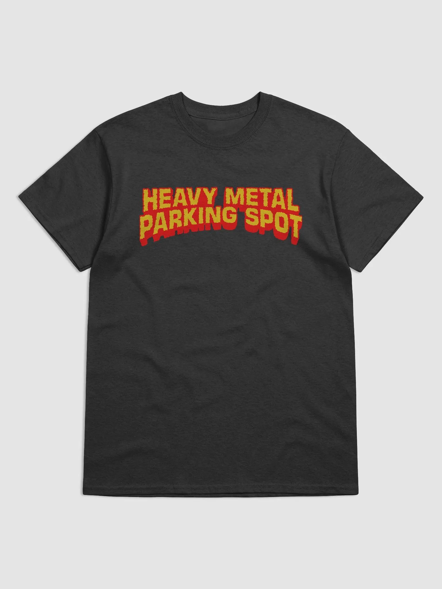 Bold Logo - Yellow on Black T-shirt product image (2)