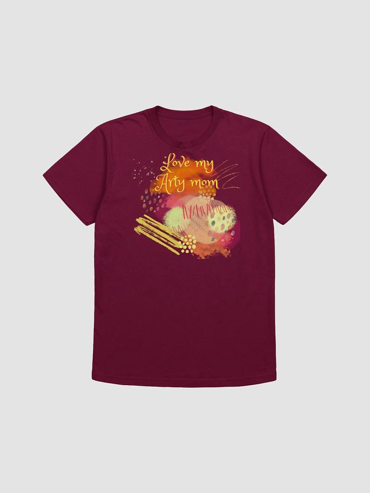 Trendy T shirt in warm orange and yellows 