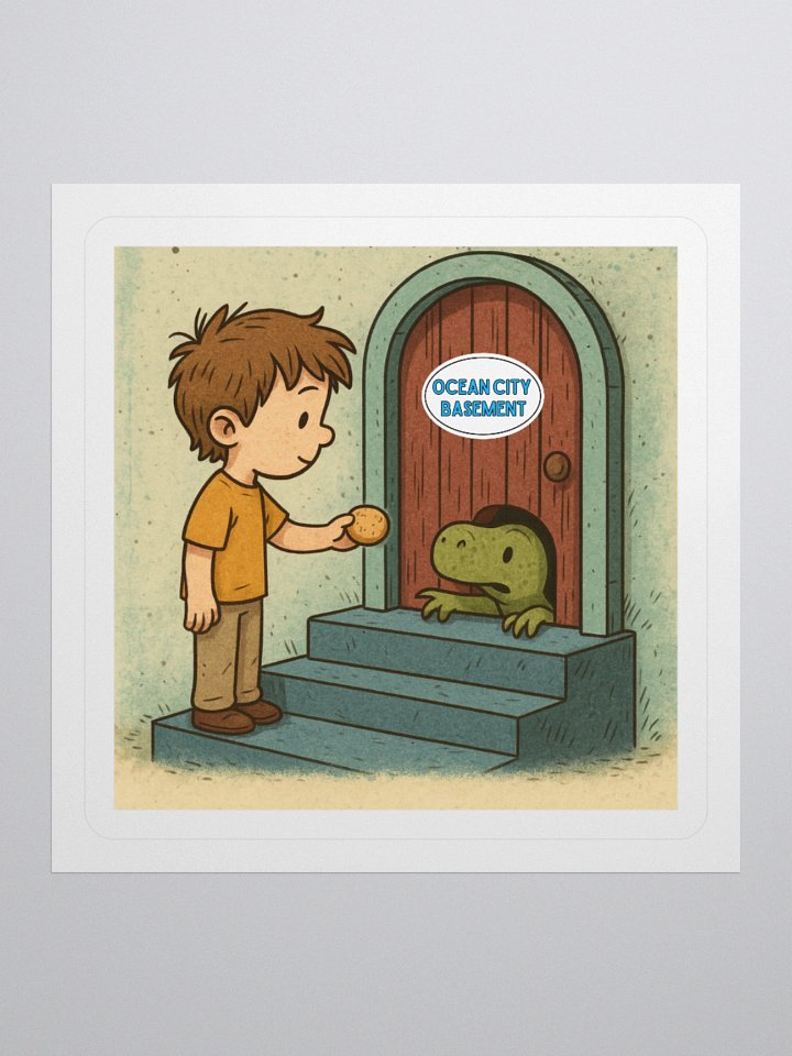Ocean City Basement Sticker product image (1)
