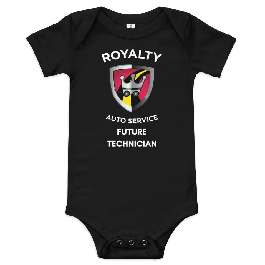 Official Royalty Auto Service Future Technician Baby Onesie product image (1)