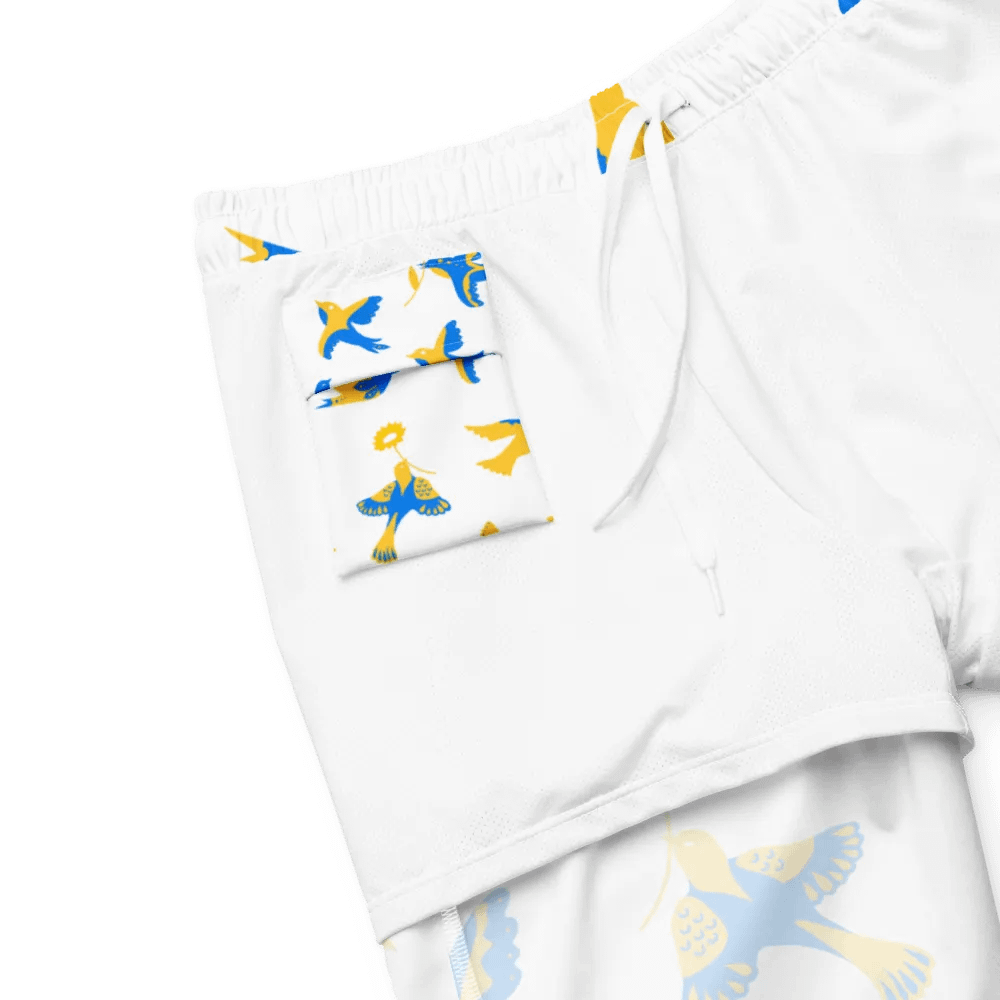 Playful Birds All-Over Swim Trunks product image (6)