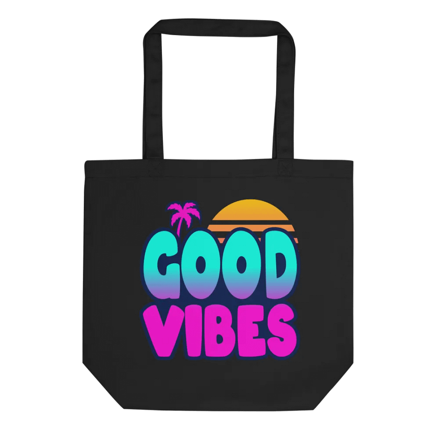 GOOD VIBES Eco-Friendly Tote Bag product image (1)