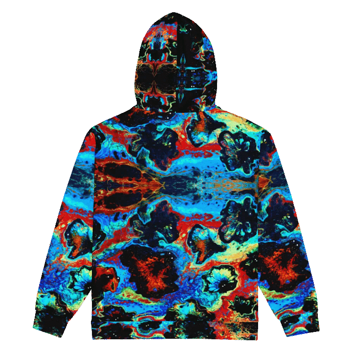 Abstract Blob: Blob Attack Zip Hoodie product image (2)