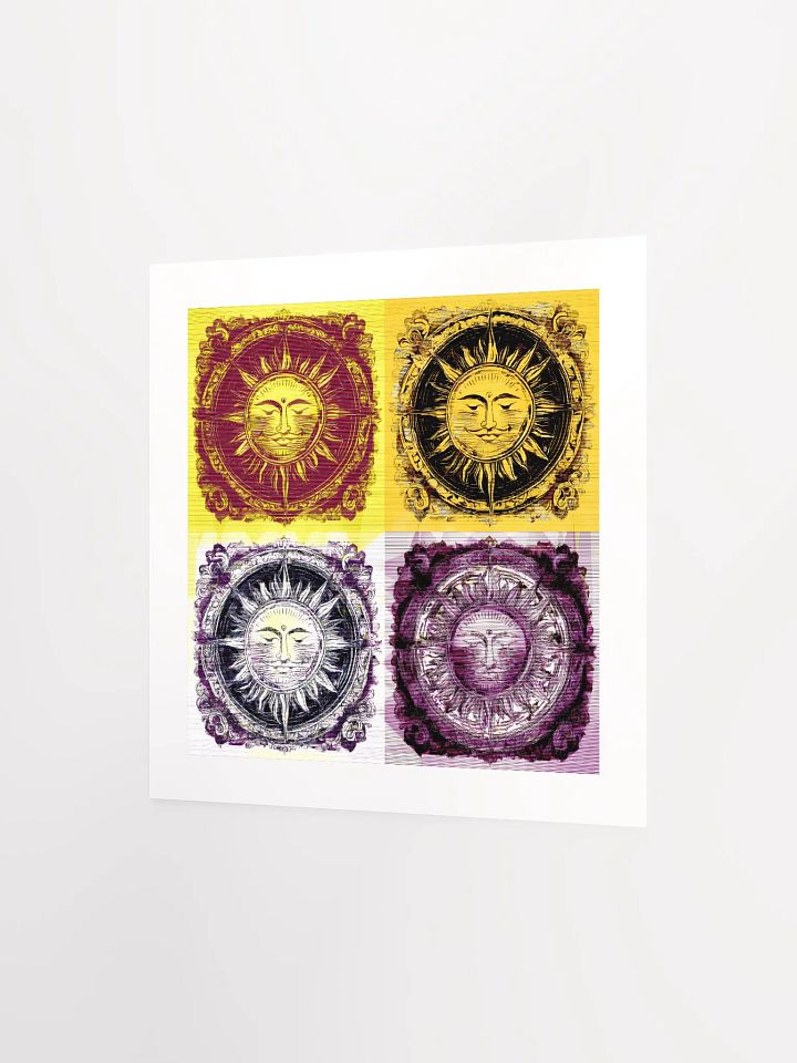 Four Suns Sleep In On Sunday Morning - Print product image (2)
