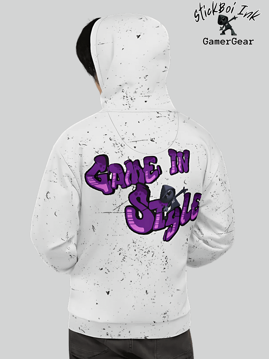 Gamer Hoodie - Game in Style by StickBoi Ink product image (3)