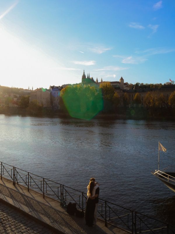 Sunset on Vltava River - Photo product image (1)