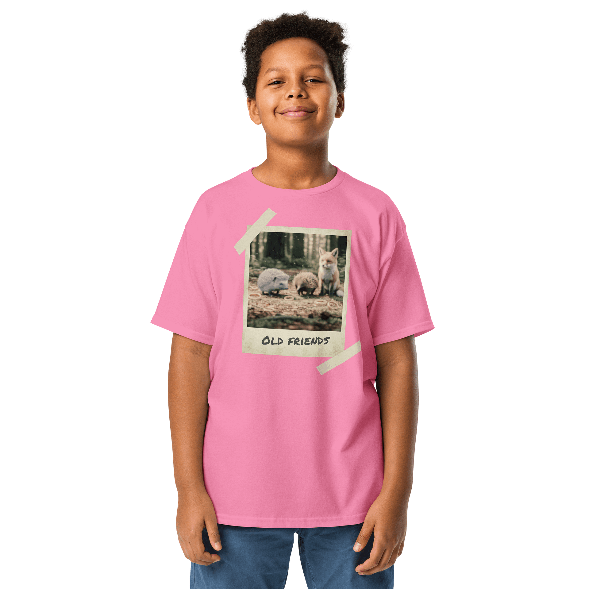 Old Friends - Hedgehog, Echidna and Fox, Polaroid Photo Shirt product image (6)