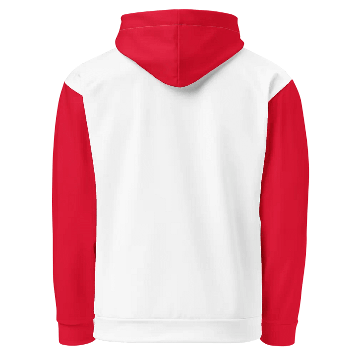 Red And White Unisex Hoodie product image (2)