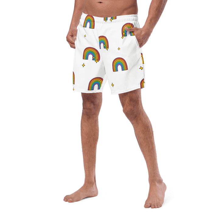 Starry Rainbow Delight Swim Shorts product image (2)