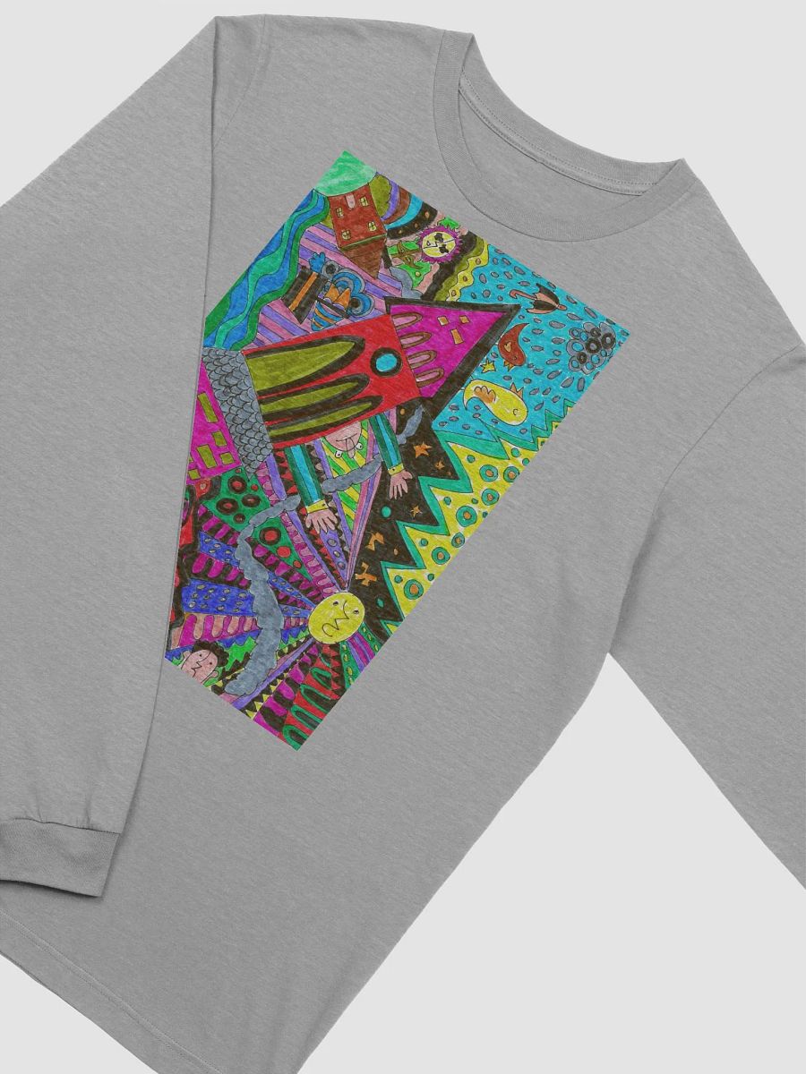 Abstract Doodle Art Tower Moment Long Sleeve Tee product image (44)