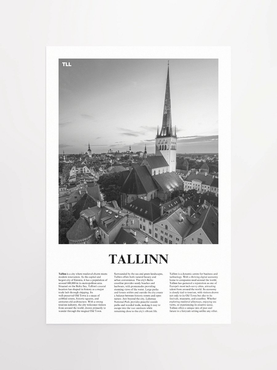 Tallinn 02 Newspaper Poster product image (5)