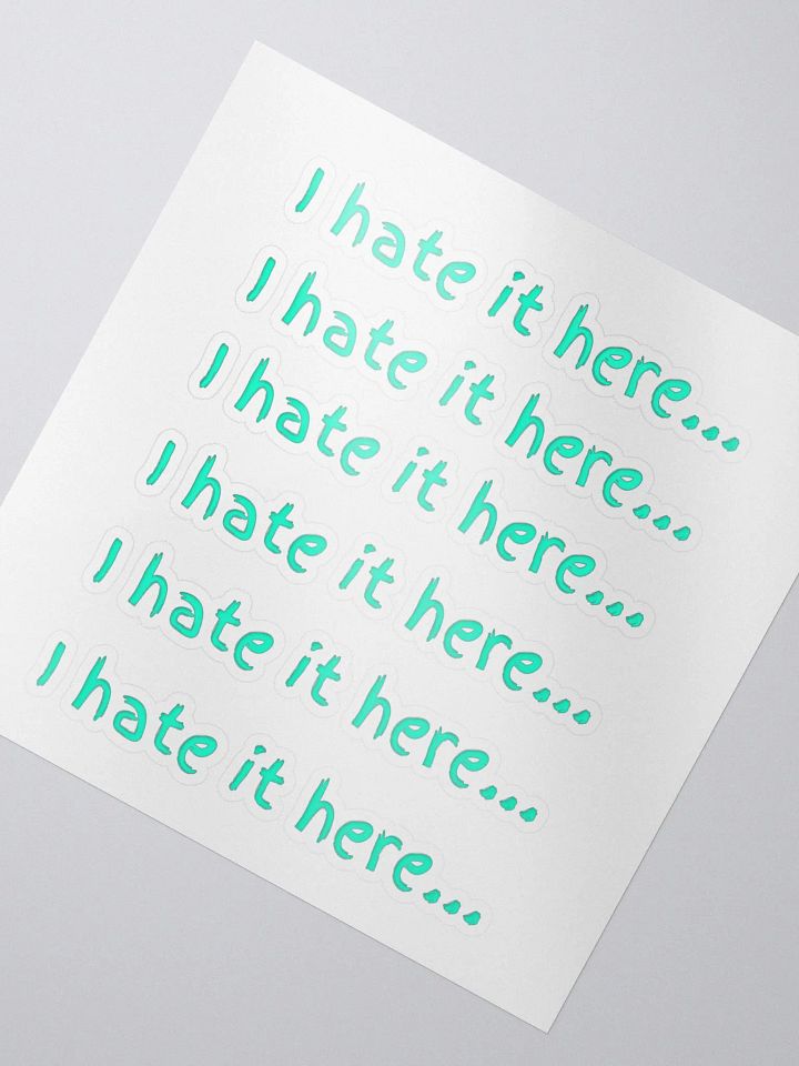I hate it here stickers product image (2)