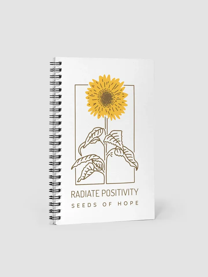 Radiate Positivity Spiral Notebook product image (1)