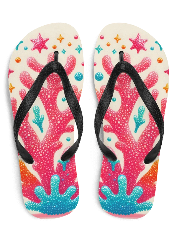 Coral Delight Flip Flops product image (1)