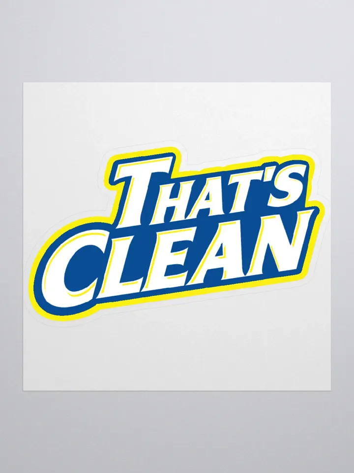 That's CLEAN sticker product image (1)