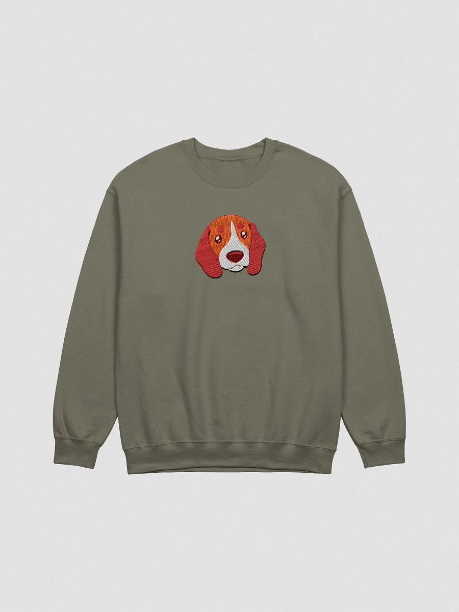 Cartoon Beagle Dog Face Crewneck Sweatshirt product image (1)
