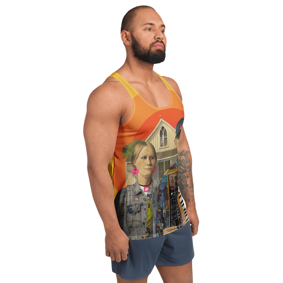 American Prophet by Frank Fonik (Sequential Circuits Prophet-5), classic synth Tribute, Regular fit Tank Top product image (3)