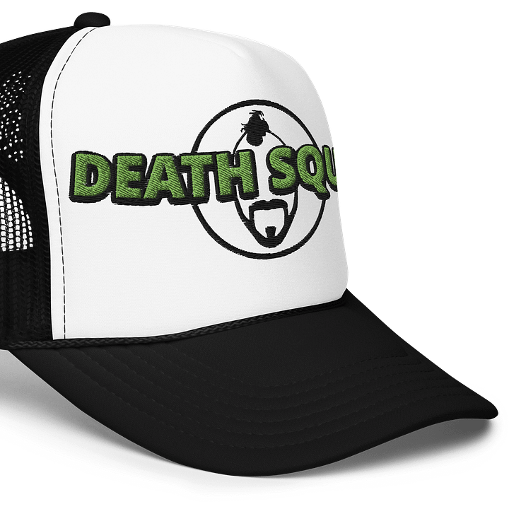 Death Squad Slime Embroidered Trucker Hat Light product image (2)