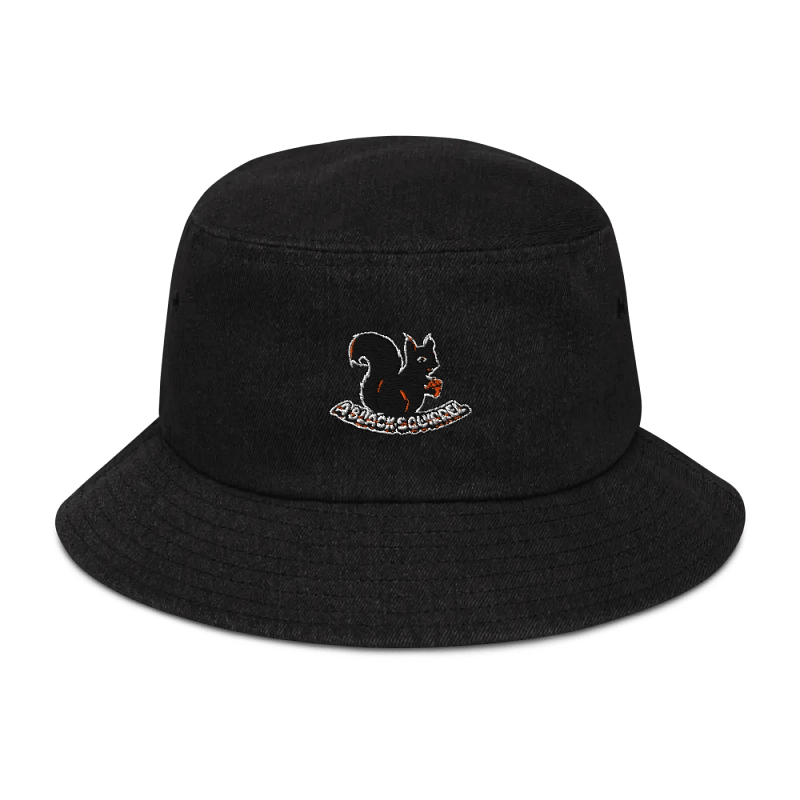A Black Squirrel Bucket Hat