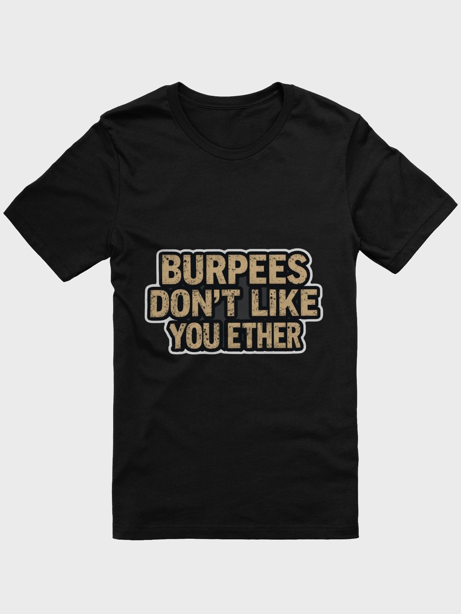 Distressed Burpees Statement Tee product image (1)