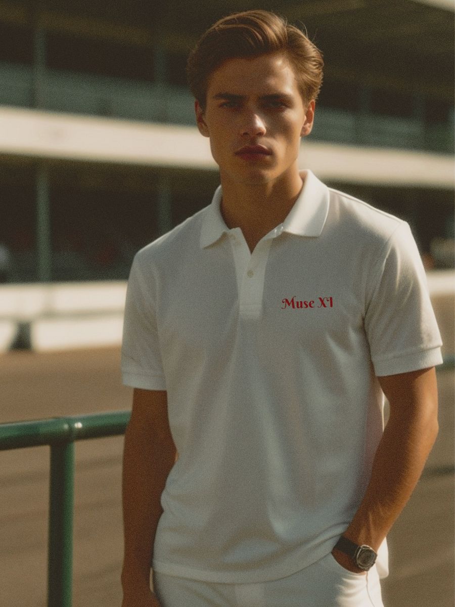 Muse XI x Adidas Performance Polo Shirt (red) product image (2)