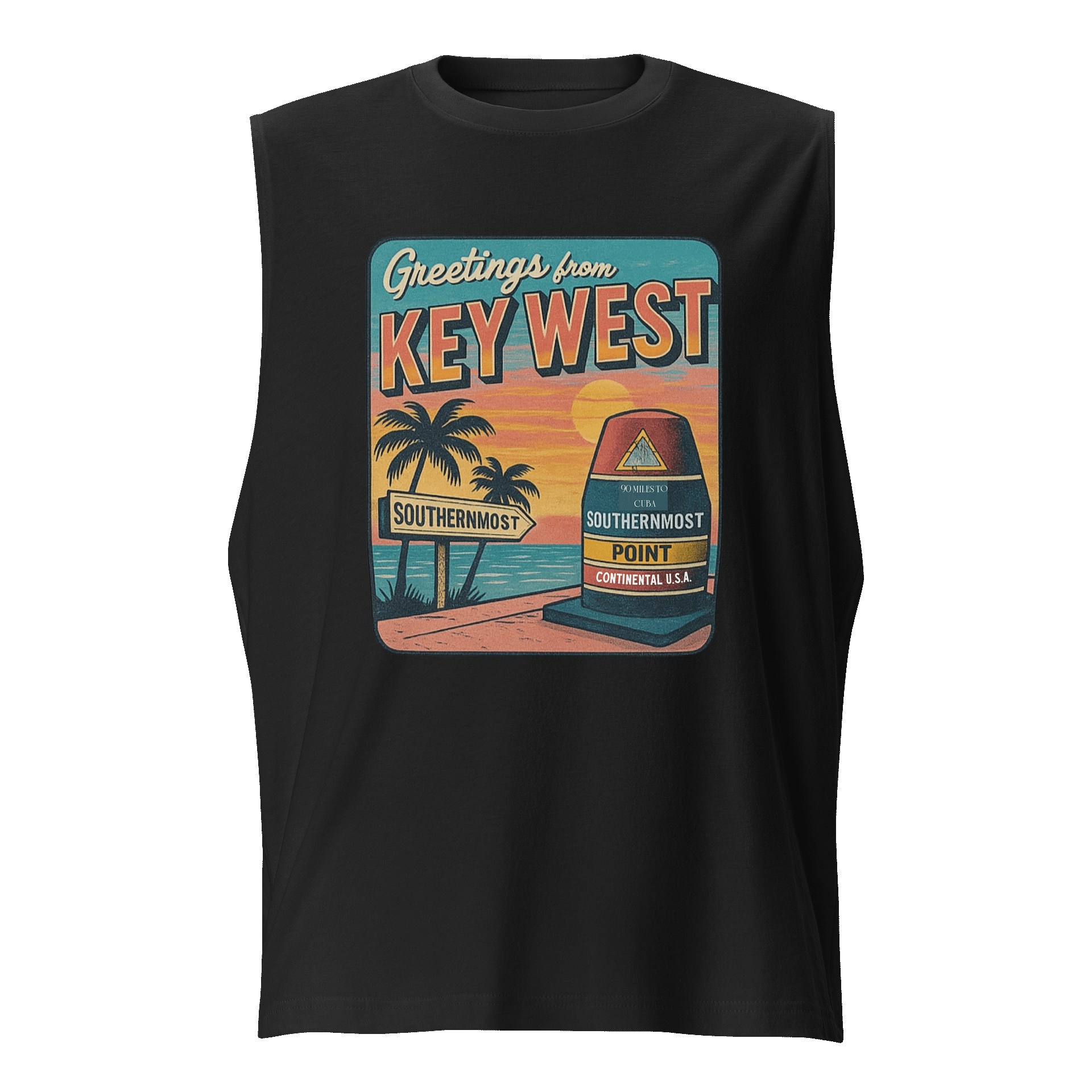 Key West Southernmost Point Men's Tank Top product image (3)